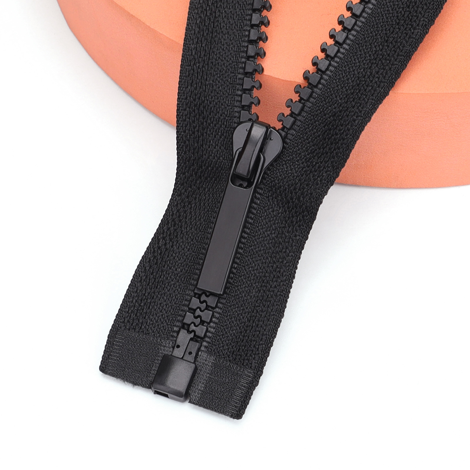 5号树脂拉链开尾好质感挂喷拉头外套包包拉链用长方形拉头