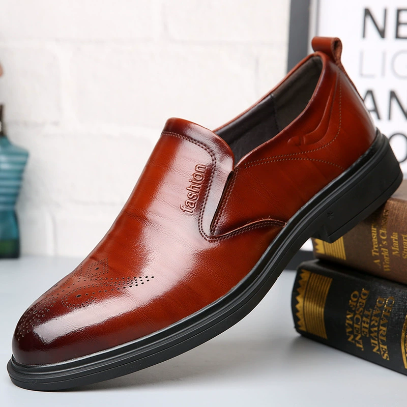 Мужская обувь для рок, деловая кожаная обувь, модельная повседневная обувь, британская весна, комплект ног, полированный цвет, ремесло, большие размеры