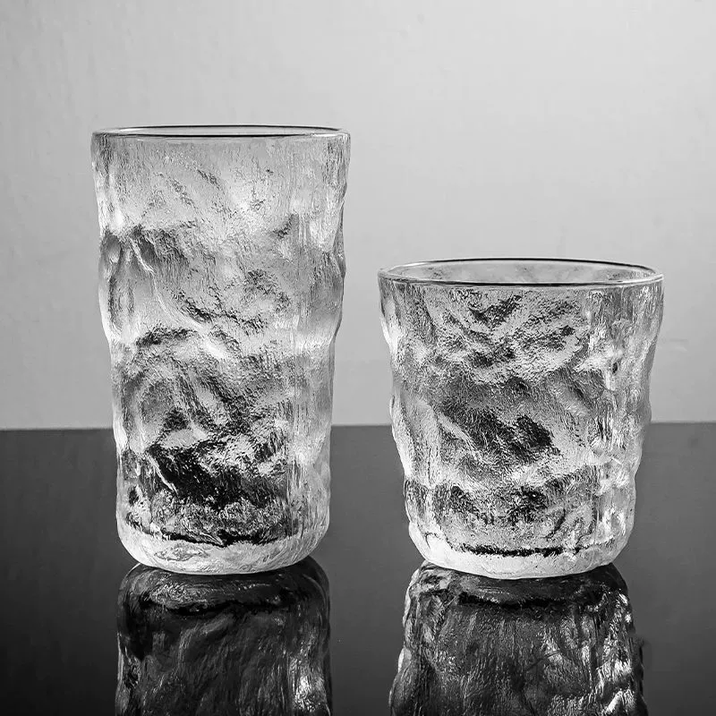 Японский ледник термостойкий стеклянный стакан ручка высокого цвета чайная чашка пьет водную чашку подсеть Red ins ветер супермаркет чашка