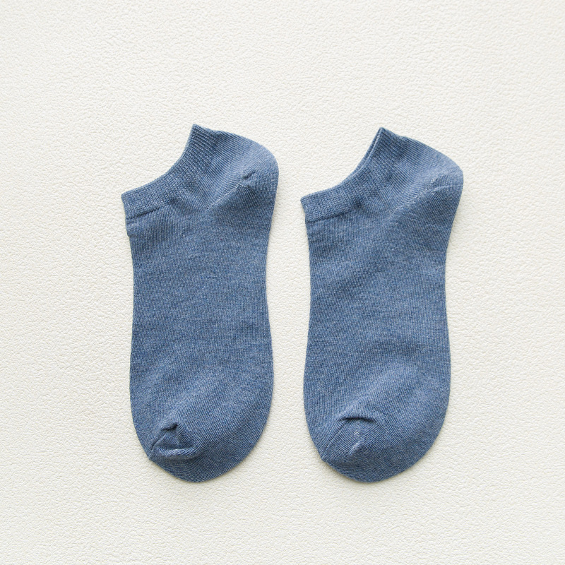 女性用秋用薄手滑り止めボートソックス、浅履き、日本風、脱げにくい、無地綿ソックス、春夏用インビジブルソックス、ショートソックス