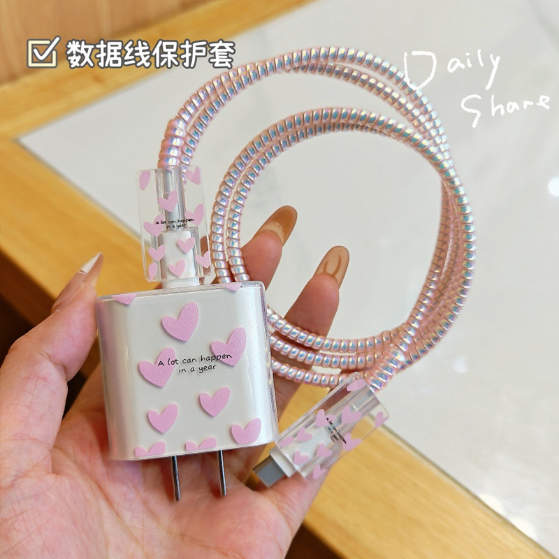 Cartoon cable 20w para Apple 17 iPhone 16 funda de cargador proMax 13 image 1