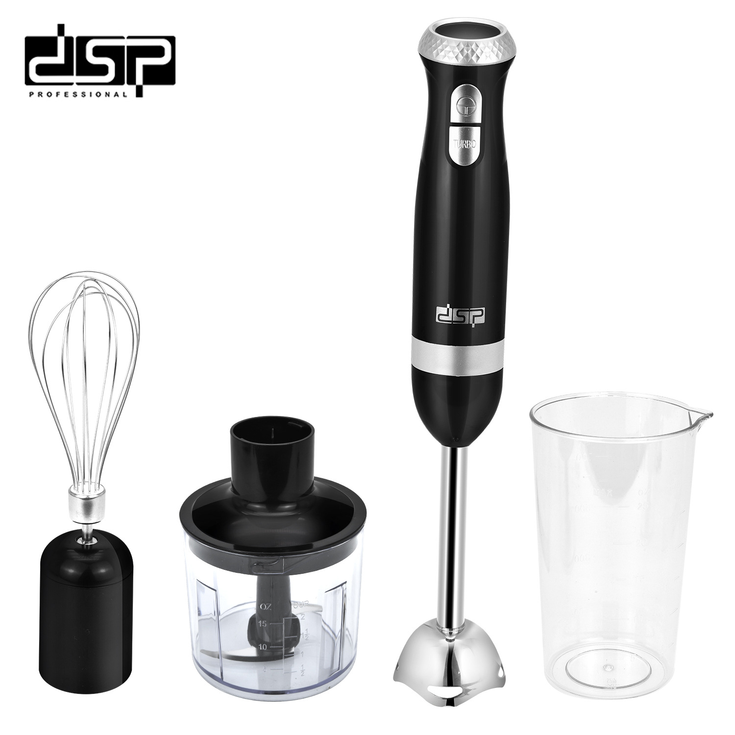 DSP/Dansong household 4 in 1 mixer suit KM1091 black mixer, cooking machine