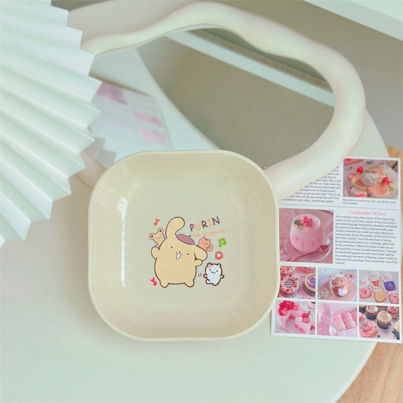 骨碟家用骨头盘碟餐桌塑料碟盘垃圾盘加厚水果盘子饭桌收纳碟子|undefined
