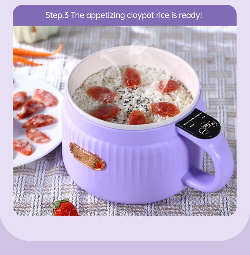Cross-Border 110V Electric Small Multi-Functional Household Dormitory Instant Noodle Cooker US UK EU Plug_voghion.com