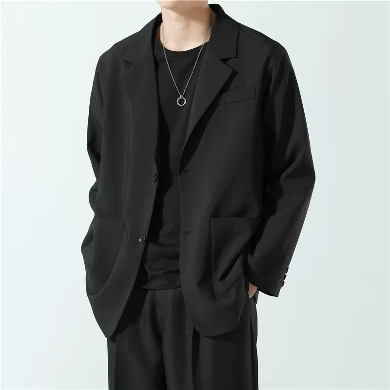 春秋季休闲西装外套男DK宽松上衣韩版潮流百搭痞帅小西服套装西服