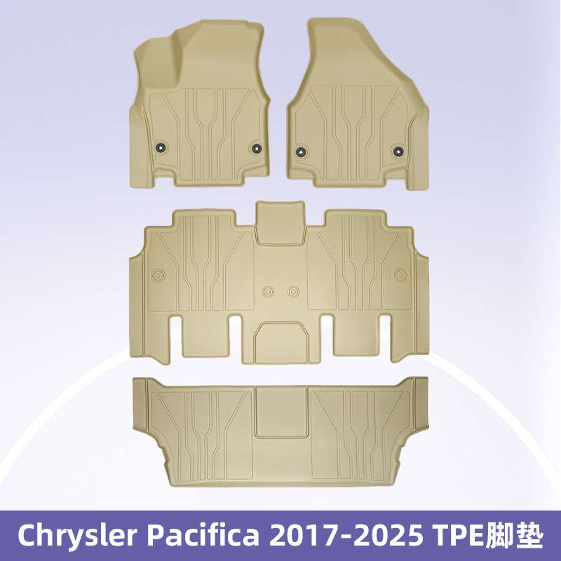 Aplicable a Chrysler Pacifica 2017 - 2025 3D TPE para todas las condiciones climáticas
