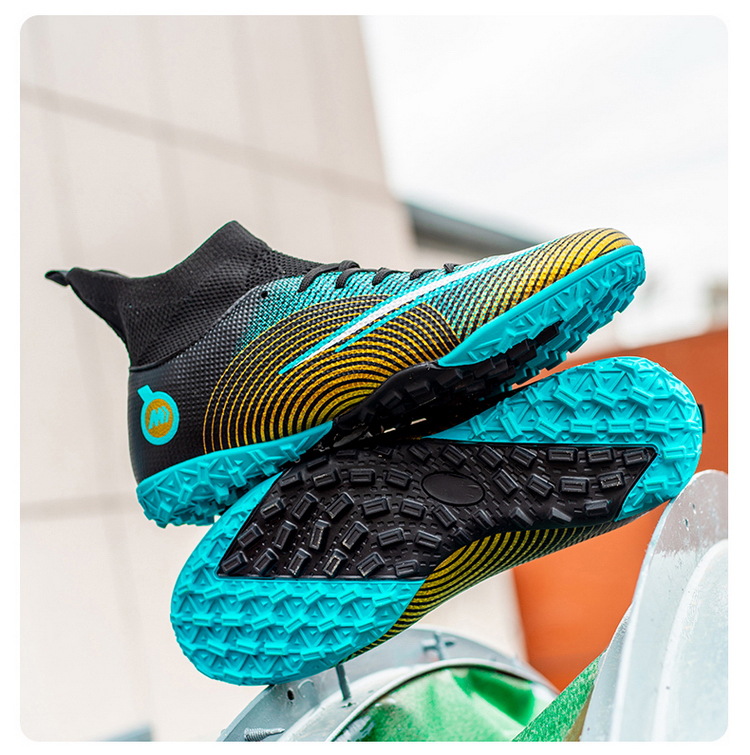 Neue fußball schuhe männer high-top AG spikes kunstrasen jugend student training schuhe kinder sport schuhe großhandel_voghion.com