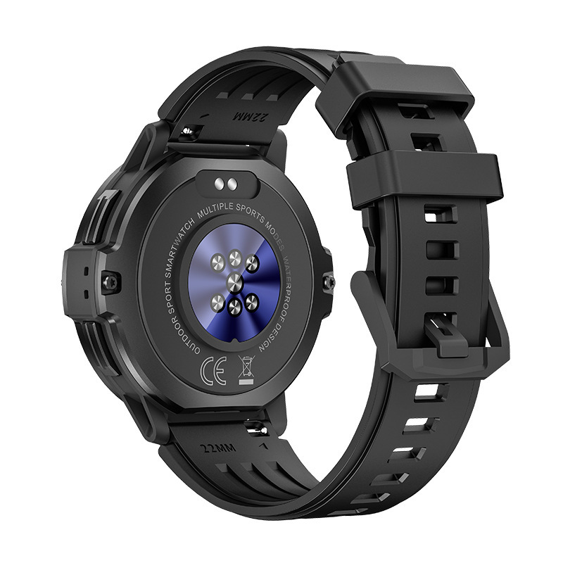 DaFit C31 Schwarze Smartwatch mit GPS, Höhenmessung, GNSS-Positionierung, Sechs-Achsen-Schwimmüberwachung und GOMORE-Algorithmus – Sporttechnologie-Zubehör_voghion.com