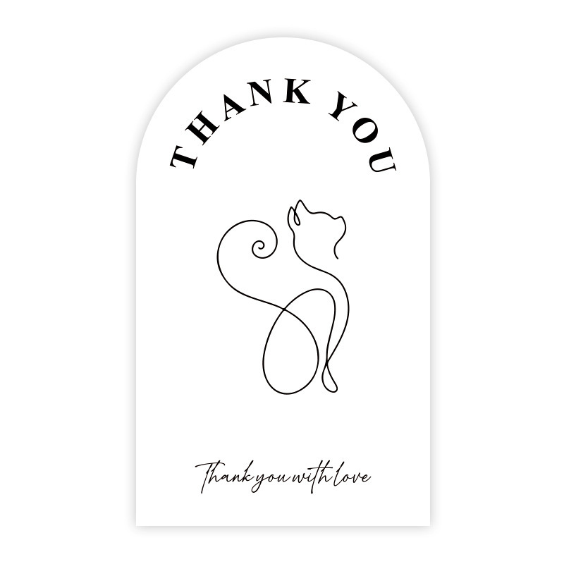 Spot al por mayor rectángulo gracias a la pegatina de sellado de la caja del avión