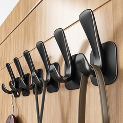 掛鈎免打孔門後掛衣鈎牆上衣櫃衣服壁掛牆壁衣帽鈎玄關粘鈎