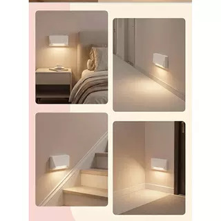 Wireless, No-drill Rechargeable Night Light Corridors And Hallways, With Motion Sensor For Nighttime Use_voghion.com