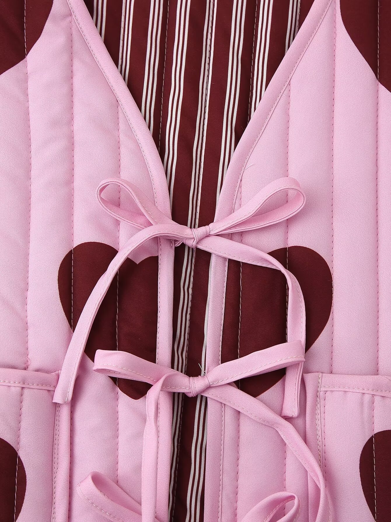 Gilet en coton à bretelles Love pour femme, nouvelle mode de rue automne/hiver 2024_voghion.com