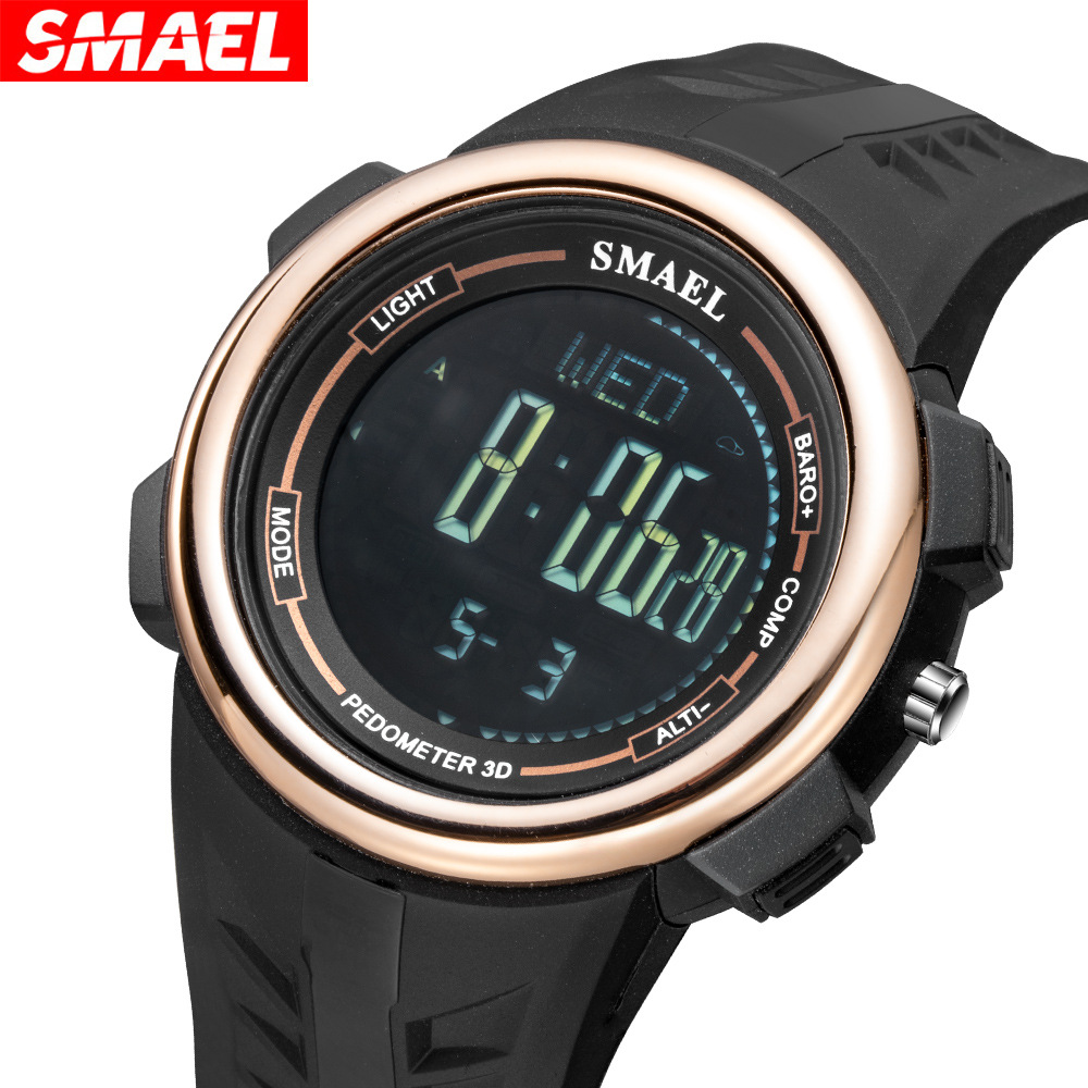 Smael smair 8021 deportes Bluetooth reloj inteligente paso contando recordatorio reloj soporte ios android reloj electrónico