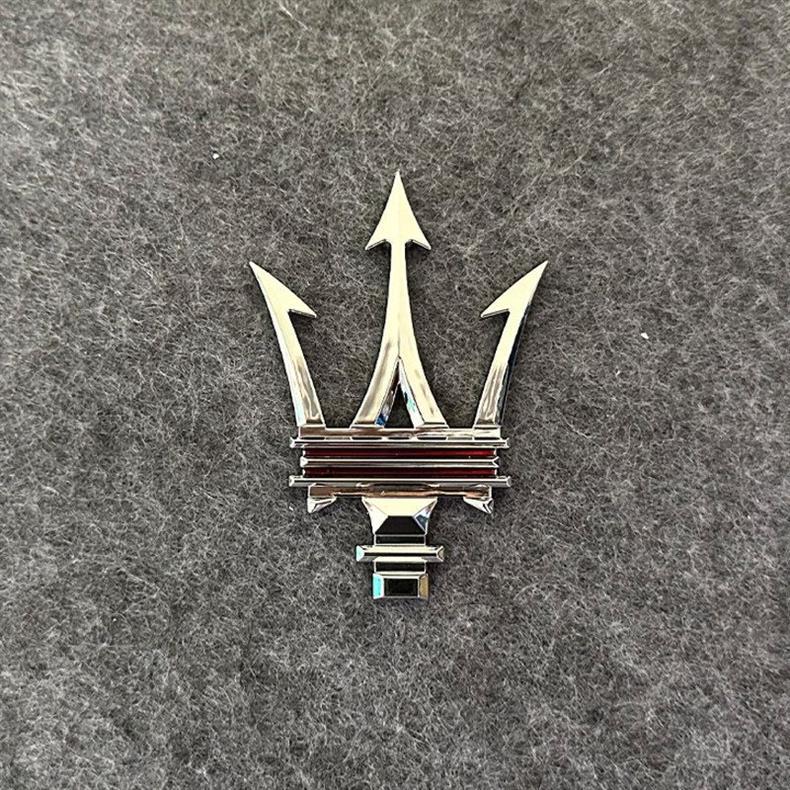 Suitable for Maserati rear fender side emblems, new Quattroporte, Ghibli car emblems, body stickers, Levante emblems