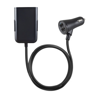 New back clip car charger multi-USB private model one drag three 5V4.8A mobile phone car charger cigarette lighter wholesale