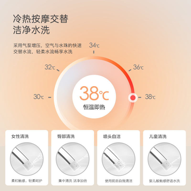 スマート便器一体式家庭用便器全自動無水圧制限サイフォン感応便器即熱|undefined