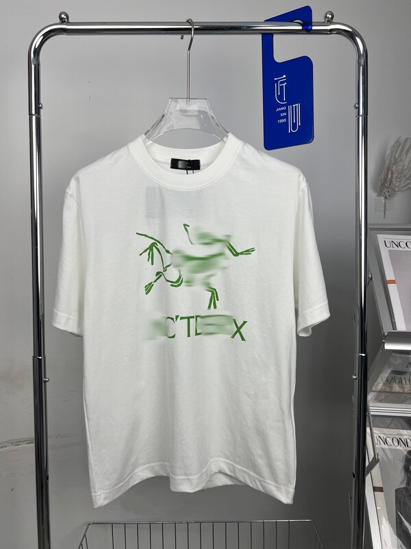 高級バードファミリー夏用格子柄プリント純綿半袖カップルラウンドネックトレンドブランドカジュアルTシャツファッショントップス|undefined