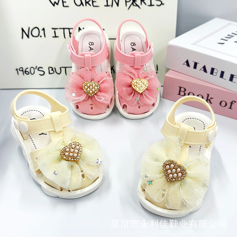 Sandalias para niñas de verano para niños pequeños zapatos antideslizantes para bebés zapatos para niños pequeños comercio exterior comercio electrónico
