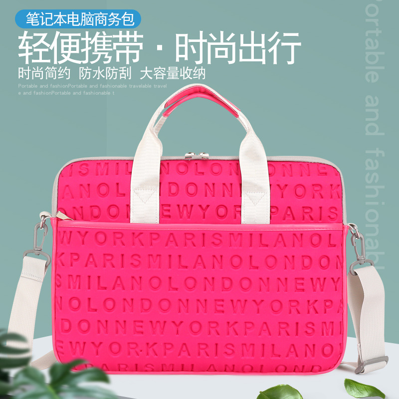 2021 Source Manufacturer Waterproof Letter Air Cushion 13 "Male 14" Female Portable 15 "Single Shoulder Computer Bag Liner