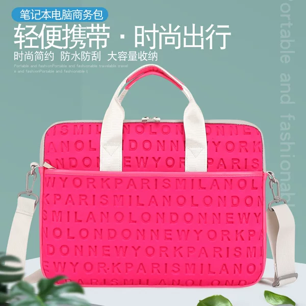 2021 Source Manufacturer Waterproof Letter Air Cushion 13 "Male 14" Female Portable 15 "Single Shoulder Computer Bag Liner