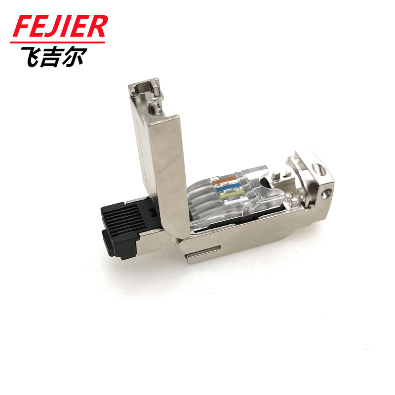 Compatible with Siemens Industrial Ethernet Crystal Head Ethernet Switch Metal Rj45 Connector 1Bb10