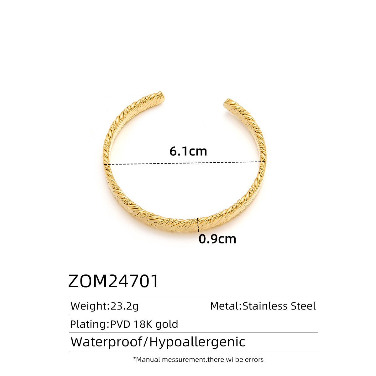 24g Weight Bangle Classification Titanium Steel Chain Material 1 Piece Quantity Holiday, Daily Occasion Titanium Steel Material Geometric Pattern All Seasons Season Unisex Gender Plating Design Retro, Classic Style Style Retro Classic Style Geometric Titanium Steel Bangle In Bulk 无
