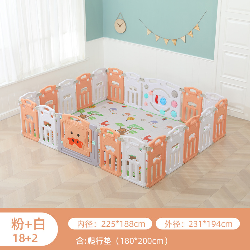 2+18+crawling pad powder white