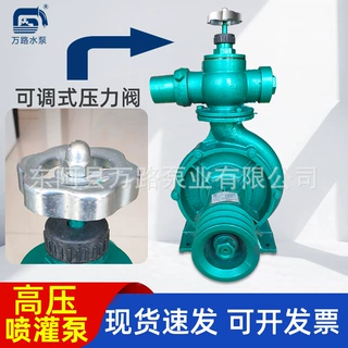 喷灌泵柴油机三角带拖动式离心泵养殖排灌自吸泵增氧高压喷灌泵