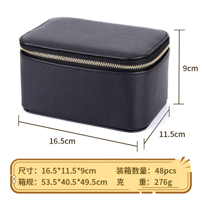 Joyero de estilo explosivo transfronterizo de Amazon, viaje conveniente, 8 piezas de bolsa de subembalaje, caja de almacenamiento de joyería, pendientes, caja de joyería
