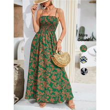 U 80514 Floral Off-shoulder Dresses �黨һ�������ȹ�羳