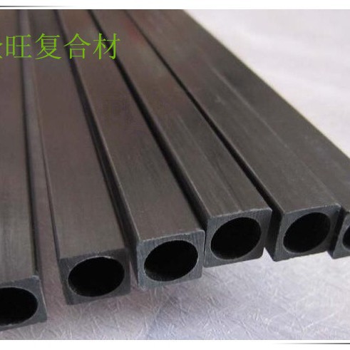 纯碳纤维管 厂家生产多规格碳纤维方管 轻质高强外方内圆碳管