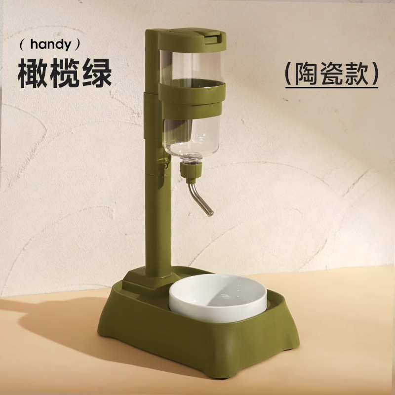 Bebedor de agua para perros no húmedos, alimentador automático para mascotas, cuenco de alimentación colgante, kettle de bolas para gatos