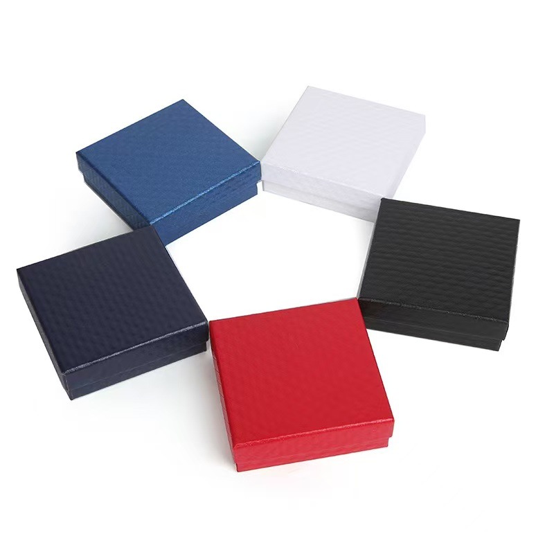 Jewelry Box 9*9 Exquisite Packaging Bracelet Bracelet Box Necklace Jewelry Packaging Heaven and Earth Cover Storage Large Box Wholesale