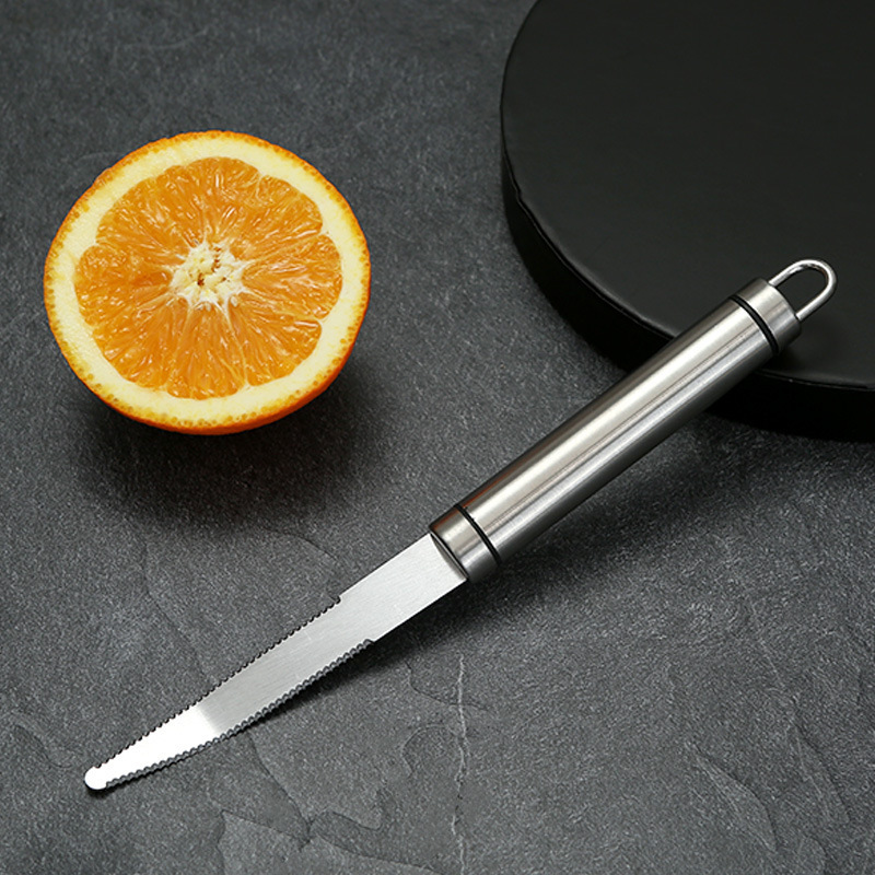 Stainless Steel Orange Peeler, Navel Orange Opener, Grapefruit Knife, Fruit Opener, Grapefruit Meat Remover, Kitchen Salad Gadget