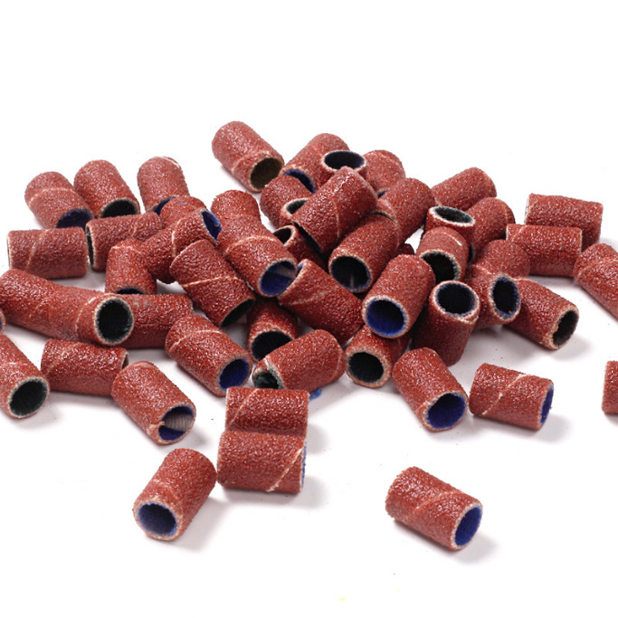 Transfronterizos para nuevos productos de molienda de uñas de alta calidad, molienda de anillo de arena 80#120#180#100 cápsulas / paquete en stock