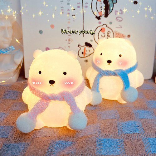 Internet celebrity creative led Christmas snowman night light Christmas decorations ornaments luminous toys wholesale small gifts