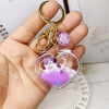 Brand acrylic cute keychain, school bag, pendant, Birthday gift