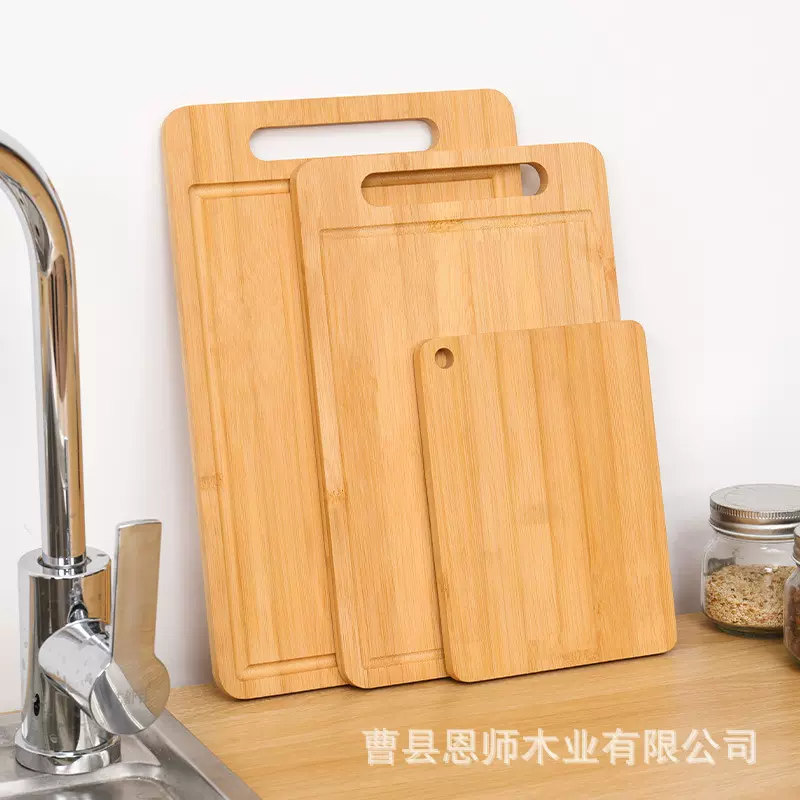 跨境竹木菜板方形砧板厨房砧板木质面包板水果板家用砧板切菜板