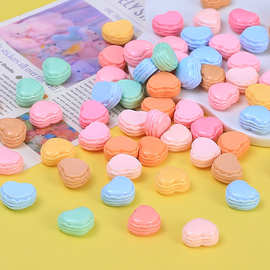 马卡龙小汉堡卡通食玩diy奶油胶手机壳发夹头饰树脂配件饰品批发