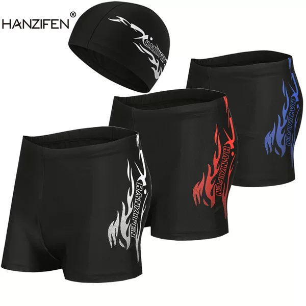 Customized Swimming Trunks Men's Swimwear Men's Boxer Swimming Trunks Large Size Quick-Drying Loose 2026 New Style Swimming Trunks