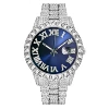Silver band blue