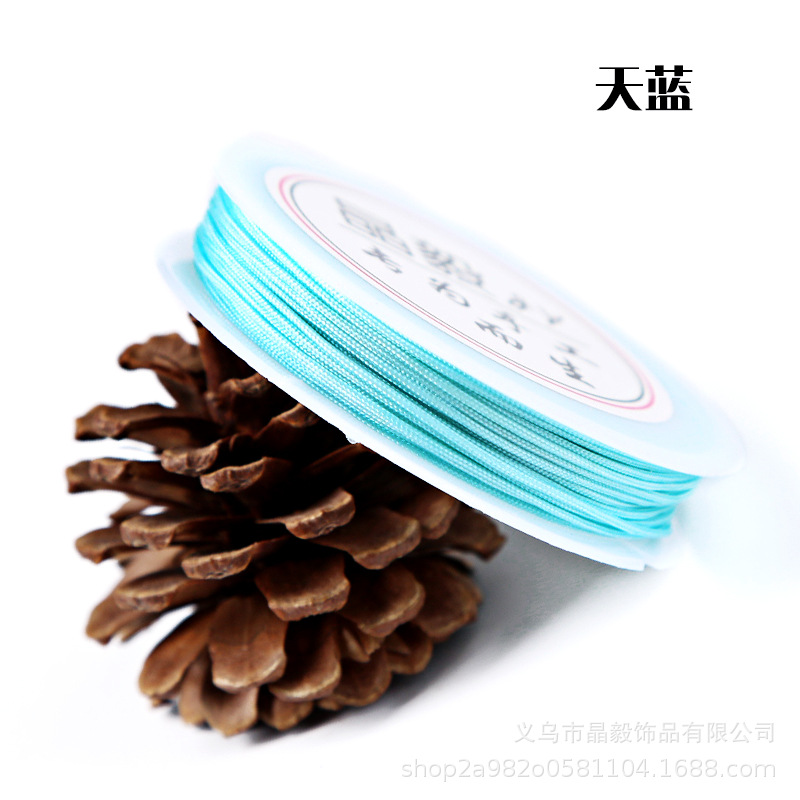 Fábrica directa 1mmA hilo Jade hilo DIY accesorios de joyería hechos a mano hilo trenzado hilo torcedura borla alambre lote