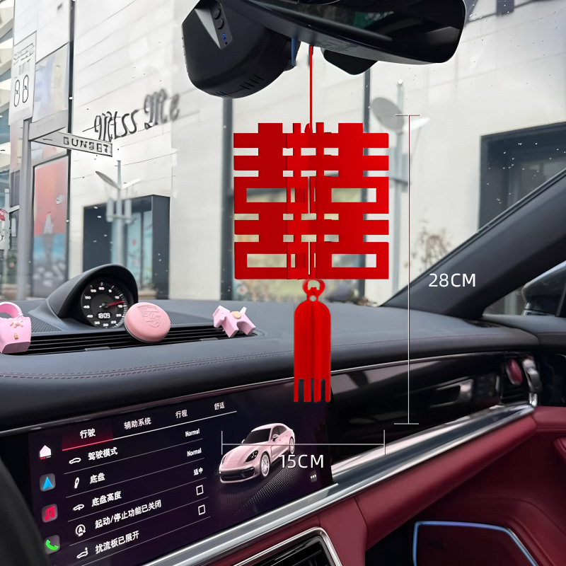 Boda coche decoraciones traje boda coche tocado flor creativa boda arreglo rojo flor artificial boda equipo