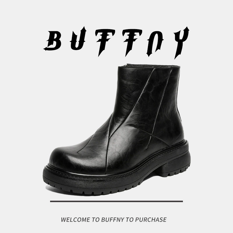 Martens, design high boots English style platform, British style