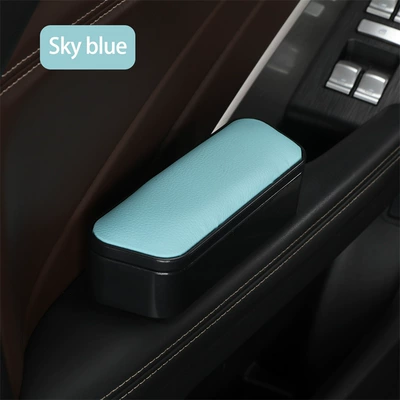 seat armrest, Armrest box - thickening-can-be-raised-sky-blue-length-17cm-width-6cm