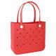 EVA Beach Bag Hole Bag Portable Handbag Waterproof Travel Bag Washable Suitable for Sports Beach Swimming Pool