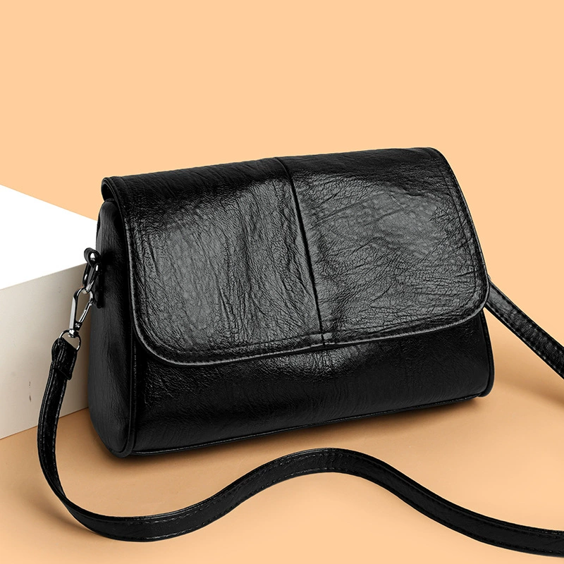 Сумка большой вместимости, женская новая сумка через плечо, модная универсальная сумка через плечо из мягкой кожи, модная