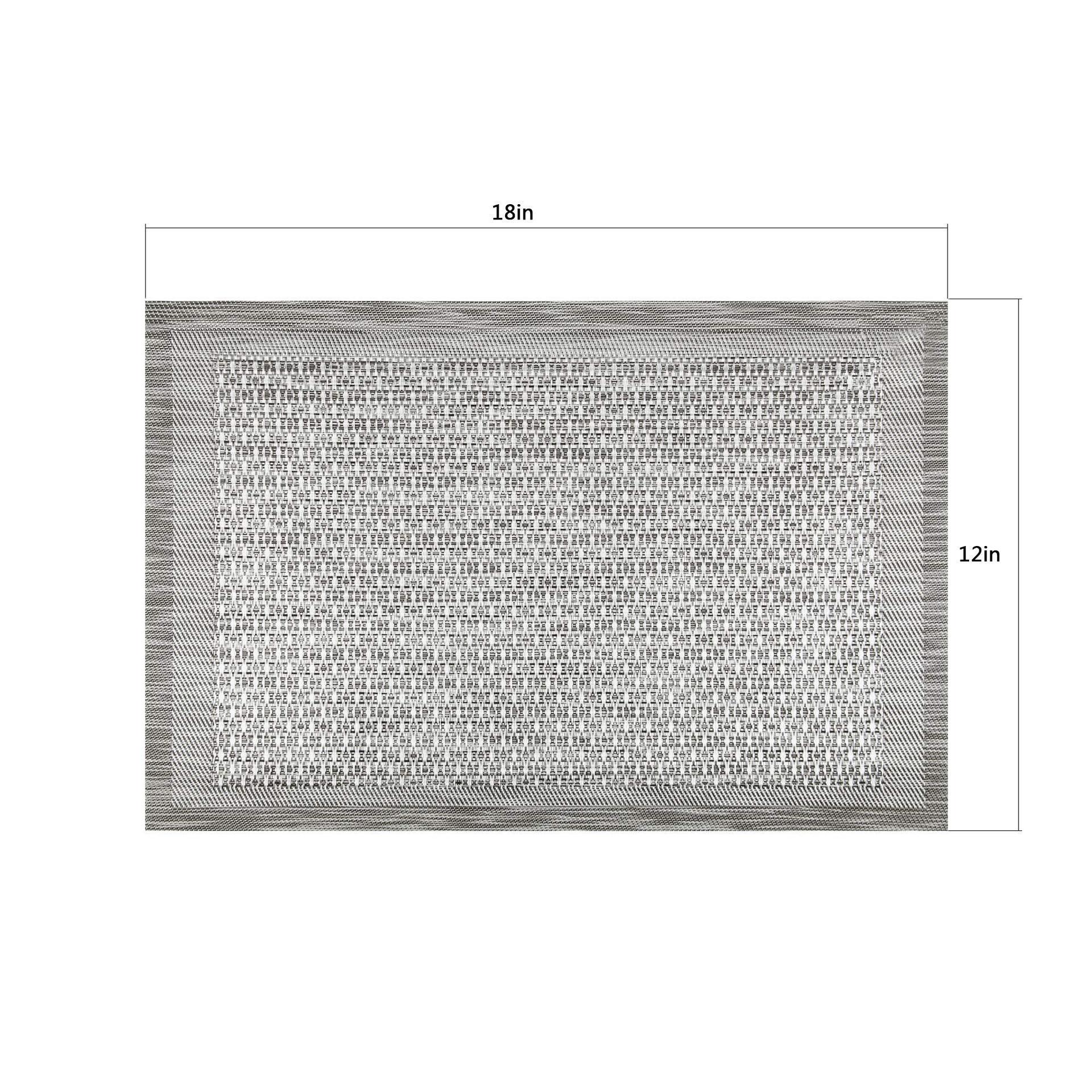 Amazon mantel de plata marrón PVC antideslizante estera occidental restaurante hogar estera de aislamiento montaña estera de mesa estera decorativa al por mayor