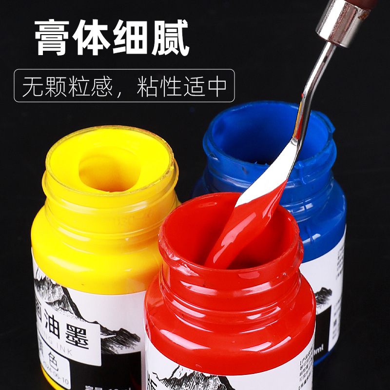 Pintura especial para pintura de madera, tinta de impresión, herramientas de impresión de topografía, placa de impresión, rodillos de madera al por mayor