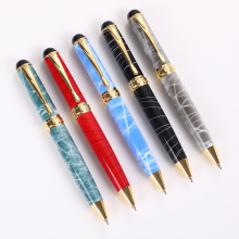 笔杆印花金属圆珠笔刻字logo办公签名中油笔商务广告礼品笔原子笔